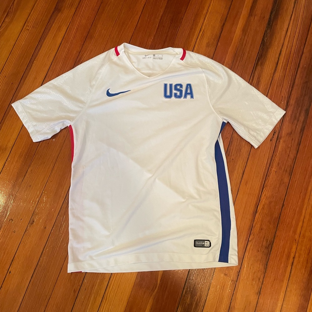 Nike USA White Soccer Jersey / Olympics / S